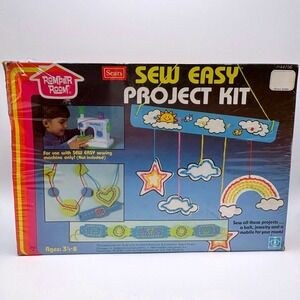 Vtg 1980 Romper Room Sew‎ Easy Project Kit Sears NIB Hasbro Sealed Mobile Sears